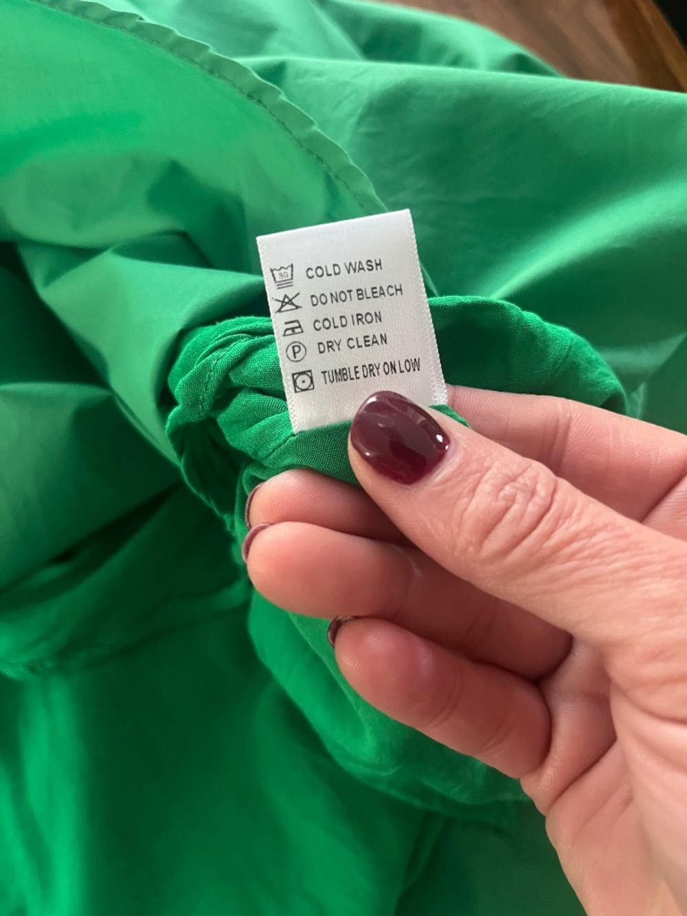 J. Brooks Naomi Ruched Cut-Out Midi Dress | Kelly Green | Size XL - Picture 7 of 7